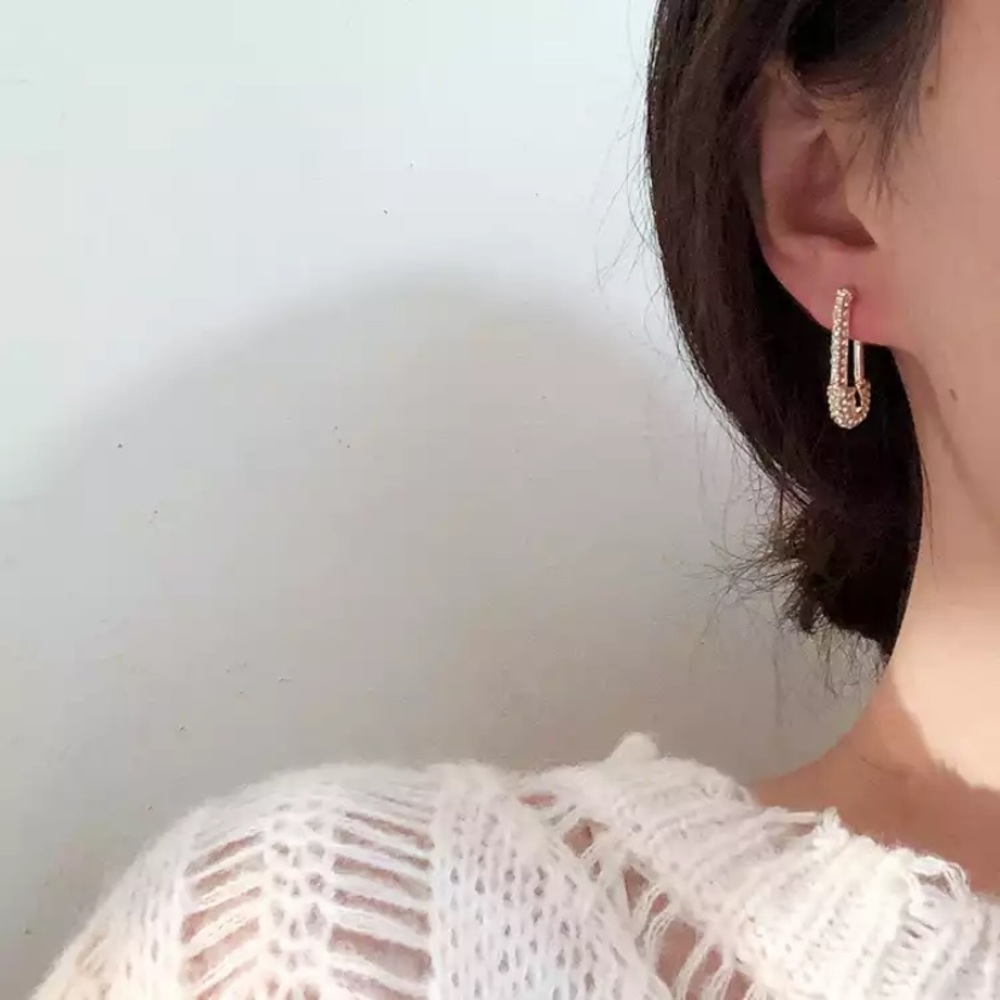 NEW 14k gold plated/925 sterling silver Earrings - Picture 2 of 8